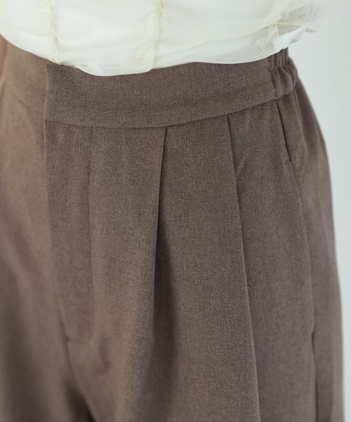 shetila(シェティラ)の「リネンタッチ タックパンツ/セットアップ対応(その他パンツ・レディース・ブラック/ライトベージュ/グレイッシュベージュ/ブラウン・M)」の17枚目の写真