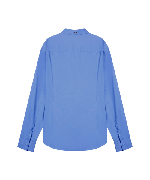 51%(フィフティーワンパーセント)の「Louver shirt - corn flower(シャツ/ブラウス・メンズ・その他・LARGE/MEDIUM)」の3枚目の写真