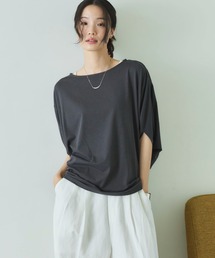 Doux archives（ドゥアルシーヴ）の「【抗菌防臭・接触冷感・UV加工】ドルマンTOPS（Tシャツ/カットソー・レディース）」