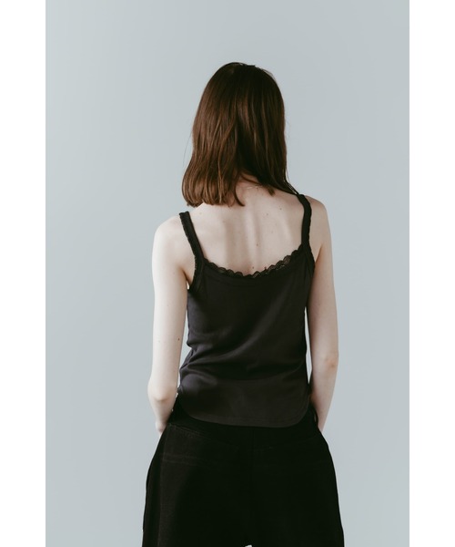 Knuth Marf(クヌースマーフ)の「lace detail camisole(キャミソール・レディース・ドット/グレー/カーキ・FREE)」の10枚目の写真