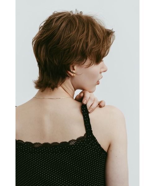 Knuth Marf(クヌースマーフ)の「lace detail camisole(キャミソール・レディース・ドット/グレー/カーキ・FREE)」の15枚目の写真