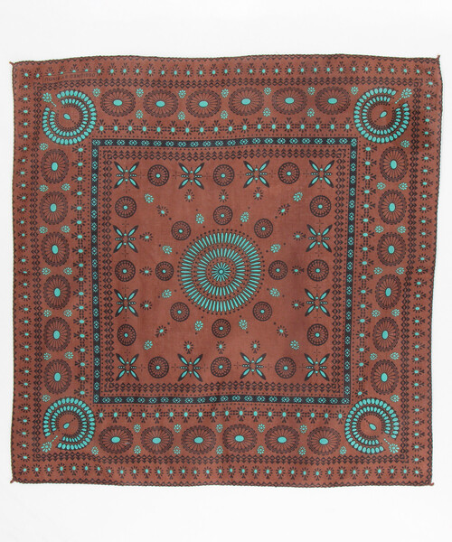 FREAK'S STORE(フリークスストア)の「Bindu/ビンドゥー Concho Print Bandana/Joshuaバンダナ(バンダナ/スカーフ・レディース・ナチュラル/ブラウン・ONE SIZE)」の2枚目の写真