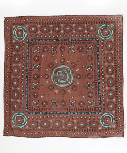FREAK'S STORE(フリークスストア)の「Bindu/ビンドゥー Concho Print Bandana/Joshuaバンダナ(バンダナ/スカーフ・レディース・ナチュラル/ブラウン・ONE SIZE)」の3枚目の写真
