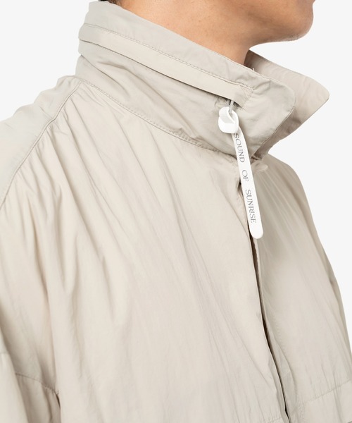 SOUND OF SUNRISE(サウンドオブサンライズ)の「S.O.S Nylon Taffeta Jacket(ナイロンジャケット・メンズ・ライトブルー/ベージュ/ネイビー・L/M/S/XL)」の12枚目の写真