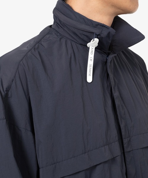 SOUND OF SUNRISE(サウンドオブサンライズ)の「S.O.S Nylon Taffeta Jacket(ナイロンジャケット・メンズ・ライトブルー/ベージュ/ネイビー・L/M/S/XL)」の22枚目の写真