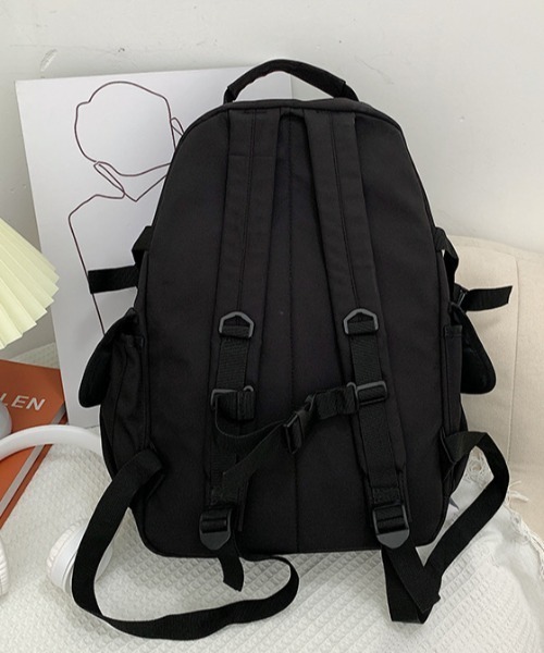 boemy(ボエミー)の「大容量シンプルリュックサック(バックパック/リュック・レディース・ホワイト/ブラック・FREE)」の14枚目の写真