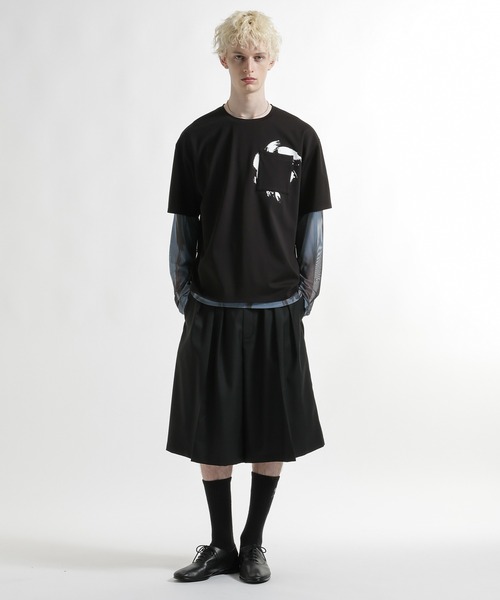 HARE(ハレ)の「SHINOBIフラシカット(HARE)(Tシャツ/カットソー・メンズ・ブラック/ホワイト・FREE)」の6枚目の写真