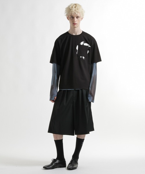 HARE(ハレ)の「SHINOBIフラシカット(HARE)(Tシャツ/カットソー・メンズ・ブラック/ホワイト・FREE)」の7枚目の写真