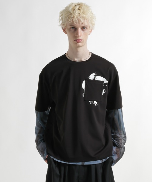 HARE(ハレ)の「SHINOBIフラシカット(HARE)(Tシャツ/カットソー・メンズ・ブラック/ホワイト・FREE)」の10枚目の写真