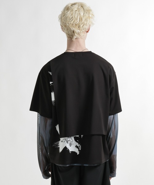 HARE(ハレ)の「SHINOBIフラシカット(HARE)(Tシャツ/カットソー・メンズ・ブラック/ホワイト・FREE)」の11枚目の写真