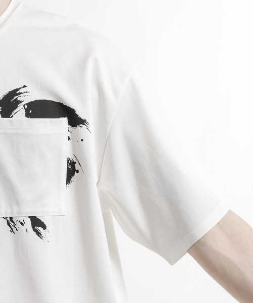 HARE(ハレ)の「SHINOBIフラシカット(HARE)(Tシャツ/カットソー・メンズ・ブラック/ホワイト・FREE)」の17枚目の写真