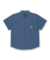 GINGHAM CHECK SHIRT (BLUE)
