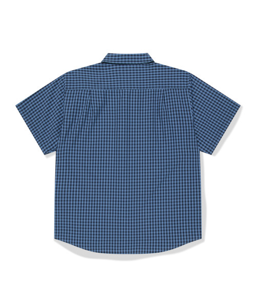 WKNDRS(ウィーキャンドース)の「GINGHAM CHECK SHIRT (BLUE)(Tシャツ/カットソー・レディース・その他・X-LARGE/SMALL/MEDIUM/LARGE)」の2枚目の写真