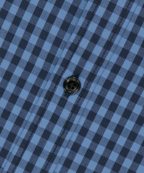 WKNDRS(ウィーキャンドース)の「GINGHAM CHECK SHIRT (BLUE)(Tシャツ/カットソー・レディース・その他・X-LARGE/SMALL/MEDIUM/LARGE)」の6枚目の写真