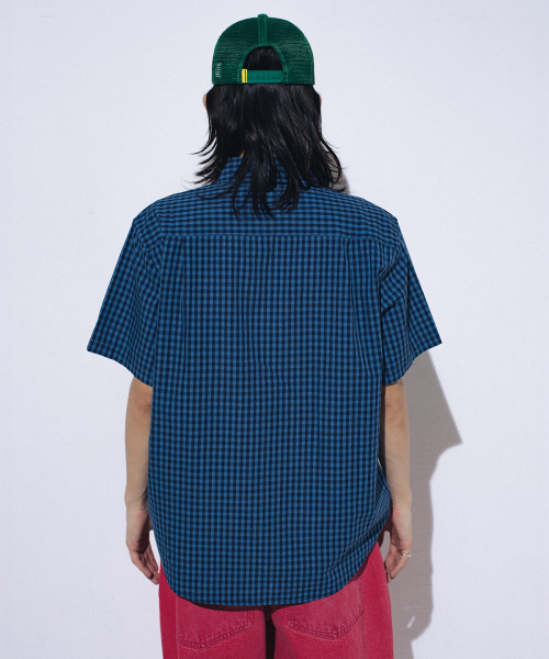 WKNDRS(ウィーキャンドース)の「GINGHAM CHECK SHIRT (BLUE)(Tシャツ/カットソー・レディース・その他・X-LARGE/SMALL/MEDIUM/LARGE)」の8枚目の写真