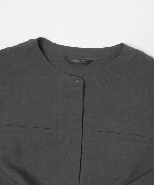 URBAN RESEARCH ROSSO WOMEN（アーバンリサーチ　ロッソ）の「『UR TECH DRYLUXE』ポケットデザインワンピース（ワンピース・レディース・モカ/ネイビー/イエロー/チャコールグレー・FREE）」の15枚目の写真