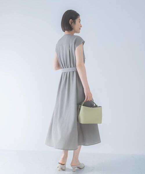 URBAN RESEARCH ROSSO WOMEN(アーバンリサーチ ロッソ)の「『UR TECH DRYLUXE』ポケットデザインワンピース(ワンピース・レディース・モカ/ネイビー/イエロー/チャコールグレー・FREE)」の21枚目の写真
