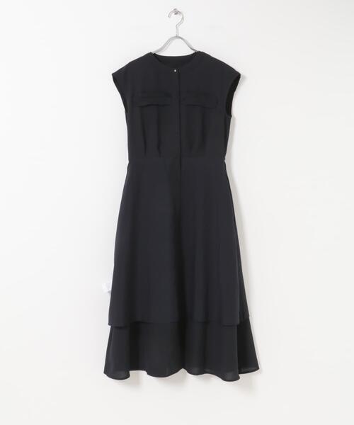 URBAN RESEARCH ROSSO WOMEN(アーバンリサーチ ロッソ)の「『UR TECH DRYLUXE』ポケットデザインワンピース(ワンピース・レディース・モカ/ネイビー/イエロー/チャコールグレー・FREE)」の5枚目の写真