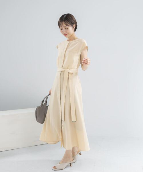 URBAN RESEARCH ROSSO WOMEN(アーバンリサーチ ロッソ)の「『UR TECH DRYLUXE』ポケットデザインワンピース(ワンピース・レディース・モカ/ネイビー/イエロー/チャコールグレー・FREE)」の12枚目の写真
