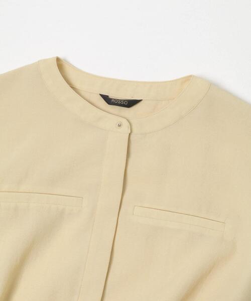 URBAN RESEARCH ROSSO WOMEN(アーバンリサーチ ロッソ)の「『UR TECH DRYLUXE』ポケットデザインワンピース(ワンピース・レディース・モカ/ネイビー/イエロー/チャコールグレー・FREE)」の15枚目の写真