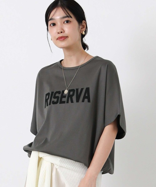 Gready Brilliant(グレディブリリアン)の「RISERVAドルマン(Tシャツ/カットソー・レディース・チャコールグレー/オフホワイト・FREE)」の11枚目の写真
