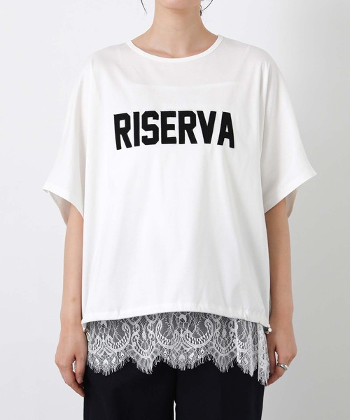 Gready Brilliant(グレディブリリアン)の「RISERVAドルマン(Tシャツ/カットソー・レディース・チャコールグレー/オフホワイト・FREE)」の20枚目の写真