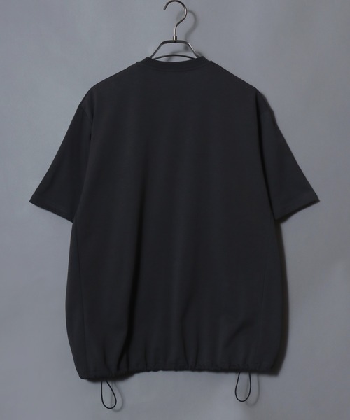 ANPAS(アンパス)の「ICEMAX Cool-Touch Henley T-Shirt / アイスマックス ヘンリーネック 無地 半袖Tシャツ 接触冷感 吸汗速乾 遮熱 紫外線カット メンズ トップス ドローコード付き ムジT(Tシャツ/カットソー・メンズ・ホワイト/チャコールグレー/ブラック・LL/M/L)」の15枚目の写真