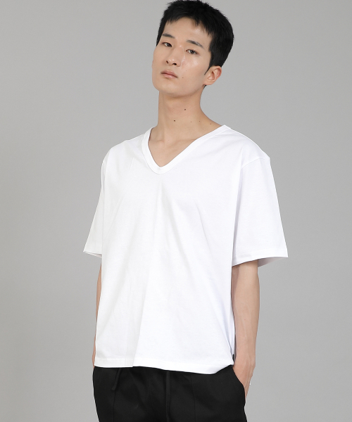 SAINTCREW(セントクルー)の「無地Vネック半袖TシャツVSR-881ホワイト(Tシャツ/カットソー・メンズ・その他・LARGE/X-LARGE/MEDIUM/XX-LARGE/XXX-LARGE/XXXX-LARGE)」の5枚目の写真