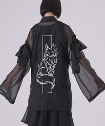 彼岸花刺繍テーラードジャケット（テーラードジャケット）｜狐独