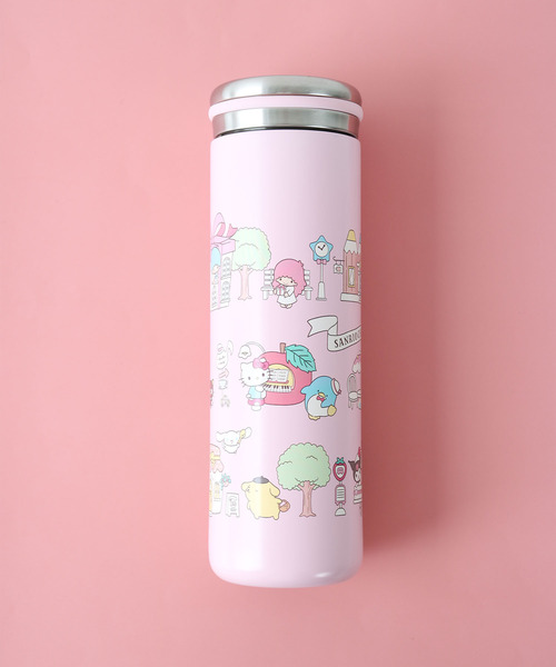 sanrio(サンリオ)の「〈SANRIO/サンリオ〉サンリオキャラクターズ ステンレスマグボトル STX5(水筒・レディース・ピンク・ONE SIZE)」の4枚目の写真