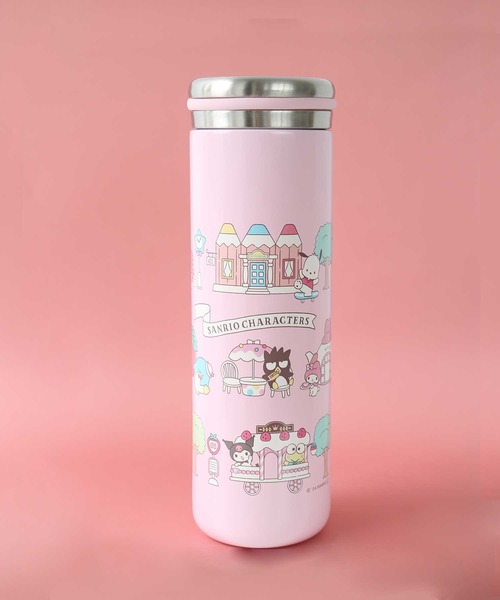 sanrio(サンリオ)の「〈SANRIO/サンリオ〉サンリオキャラクターズ ステンレスマグボトル STX5(水筒・レディース・ピンク・ONE SIZE)」の2枚目の写真
