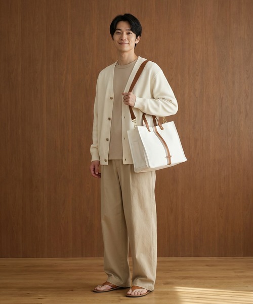 ROOTOTE(ルートート)の「ROOTOTE 2WAYトート&ショルダー(トートバッグ・メンズ・アイボリー・FREE)」の18枚目の写真