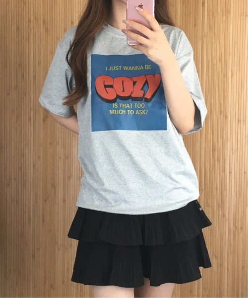 RME.(アールエムイー)の「アメカジロゴプリントTシャツ 半袖(Tシャツ/カットソー・レディース・グレー/ホワイト/ブラック・FREE)」の9枚目の写真