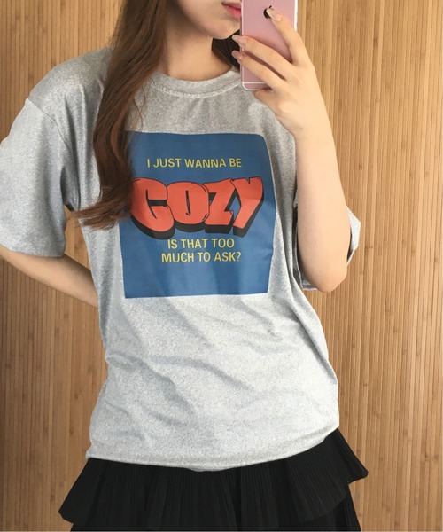RME.(アールエムイー)の「アメカジロゴプリントTシャツ 半袖(Tシャツ/カットソー・レディース・グレー/ホワイト/ブラック・FREE)」の11枚目の写真