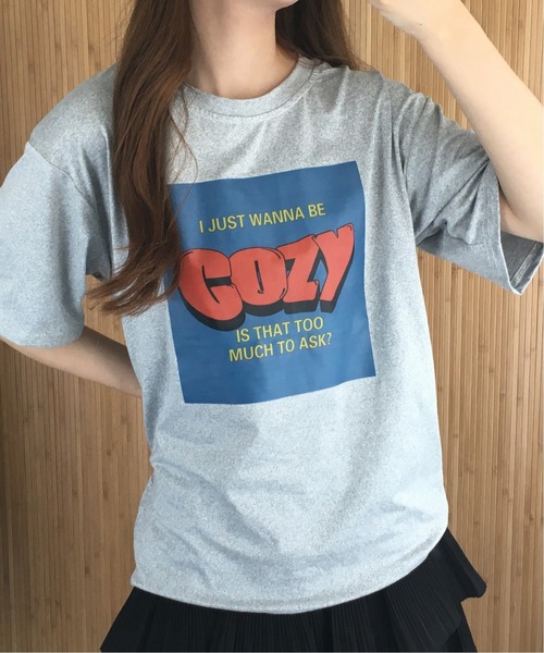 RME.(アールエムイー)の「アメカジロゴプリントTシャツ 半袖(Tシャツ/カットソー・レディース・グレー/ホワイト/ブラック・FREE)」の12枚目の写真