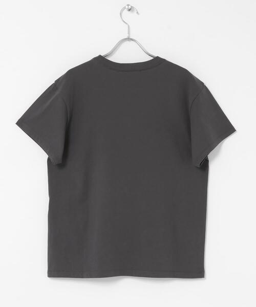 KBF(ケイビーエフ)の「フロッキーロゴTEE(Tシャツ/カットソー・レディース・オフホワイト/チャコールグレー/オートミール・ONE)」の20枚目の写真
