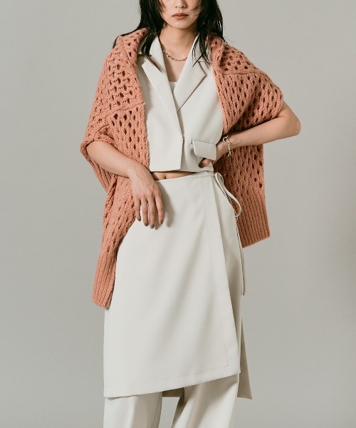 W:Huku（フーク）の「【W:Huku / クラシカルツイルシリーズ】レイヤード スラックス / Classic Twill Layered Slacks（スラックス・レディース・ブラウン/ベージュ/ブラック/チャコール・L/M）」の14枚目の写真