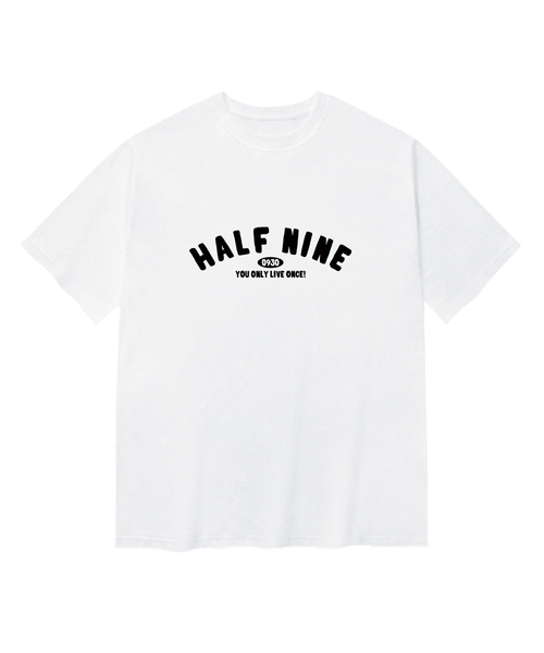HALFNINE(ハーフナイン)の「フマカ 半袖Tシャツ I06BRD_HBX11339(Tシャツ/カットソー・メンズ・ホワイト/ブラック・SMALL/MEDIUM/LARGE/X-LARGE)」の1枚目の写真