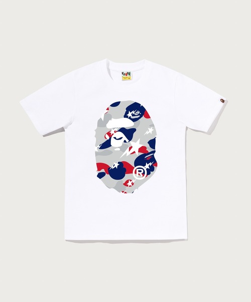 STA STRIKE CAMO BIG APE HEAD TEE（Tシャツ/カットソー）｜A BATHING