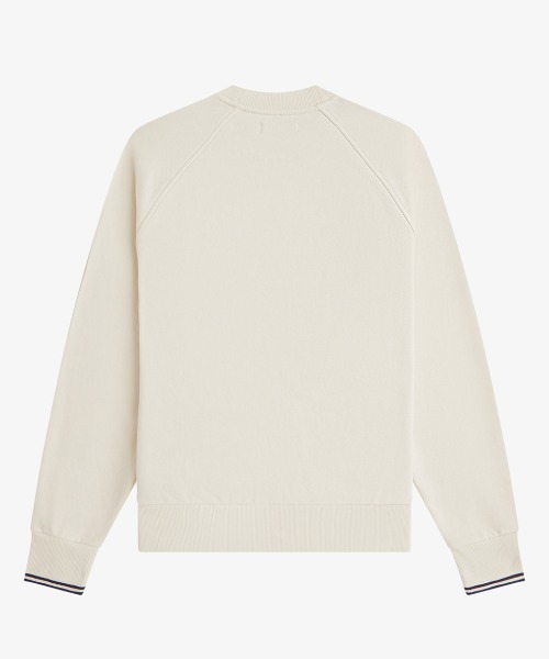 FRED PERRY（フレッドペリー）の「Tipped Crew Neck Sweatshirt／ティップドクルーネックスウェット（スウェット・メンズ・ダークネイビー/ベージュ/カーキ・XL/L/M/S）」の11枚目の写真