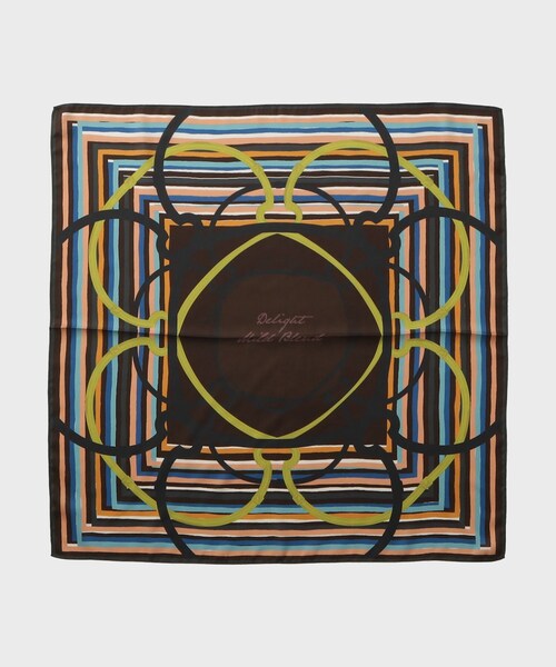 INDIVI(インディヴィ)の「【70×70cm】ランダムストライプスカーフ(ストール/ショール・レディース・ブラウン系その他5/ベージュ系その他7・00)」の3枚目の写真