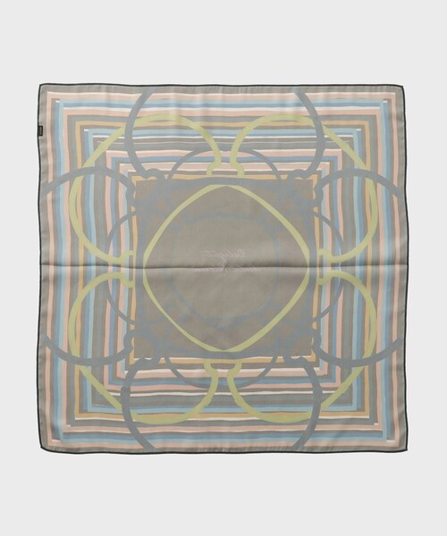 INDIVI(インディヴィ)の「【70×70cm】ランダムストライプスカーフ(ストール/ショール・レディース・ブラウン系その他5/ベージュ系その他7・00)」の4枚目の写真