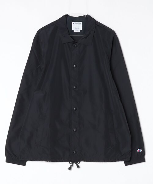 Champion(チャンピオン)の「【T21】【Champion/チャンピオン】CHAMPION MEN'S COACH'S JACKET A-CO126(ナイロンジャケット・メンズ・ブラック・LARGE)」の1枚目の写真