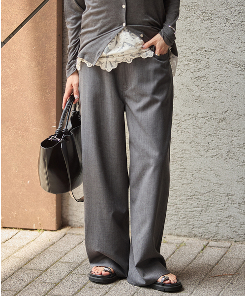 JOURNAL STANDARD(ジャーナルスタンダード)の「TWツイル 5PK パンツ(その他パンツ・レディース・チャコールグレー/ブラック・36/38)」の1枚目の写真