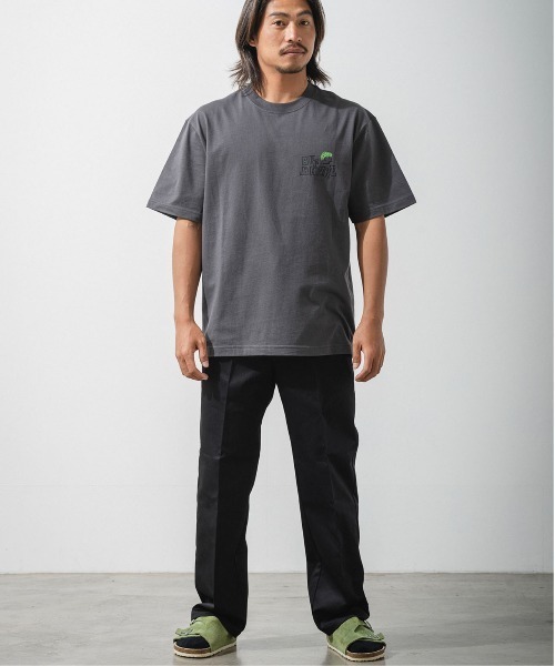 OFFSHORE（オフショア）の「SURF DOODLE TEE（Tシャツ/カットソー・メンズ・チャコールグレー/グリーン・S/M/L/XL）」の3枚目の写真