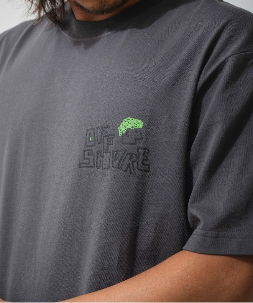 OFFSHORE（オフショア）の「SURF DOODLE TEE（Tシャツ/カットソー・メンズ・チャコールグレー/グリーン・S/M/L/XL）」の8枚目の写真