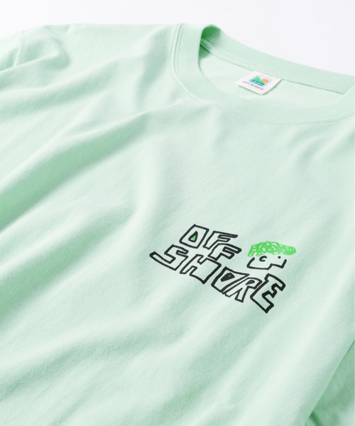 OFFSHORE（オフショア）の「SURF DOODLE TEE（Tシャツ/カットソー・メンズ・チャコールグレー/グリーン・S/M/L/XL）」の11枚目の写真