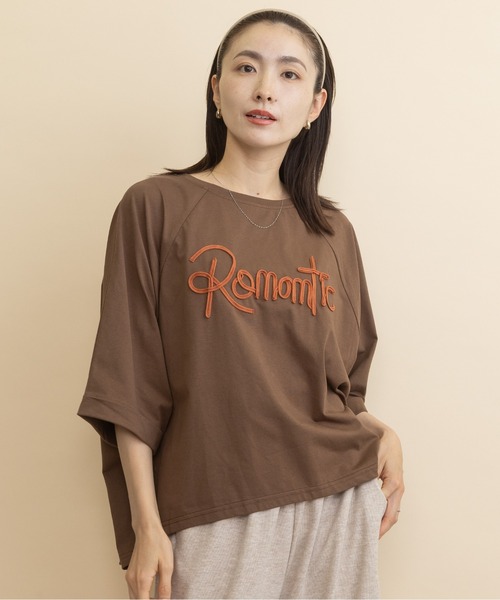 lodie(ロディ)の「”Romantic・ロゴモチーフT(Tシャツ/カットソー・レディース・ブラウン/チャコールグレー/ブラック・FREE)」の3枚目の写真