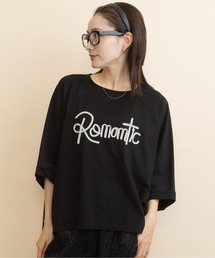 ”Romantic・ロゴモチーフT
