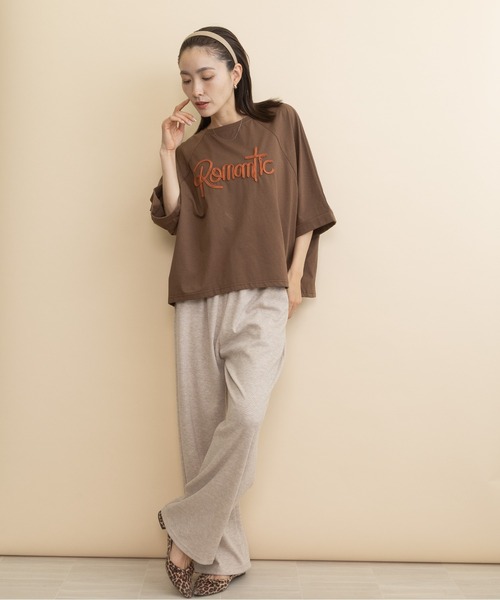 lodie(ロディ)の「”Romantic・ロゴモチーフT(Tシャツ/カットソー・レディース・ブラウン/チャコールグレー/ブラック・FREE)」の15枚目の写真